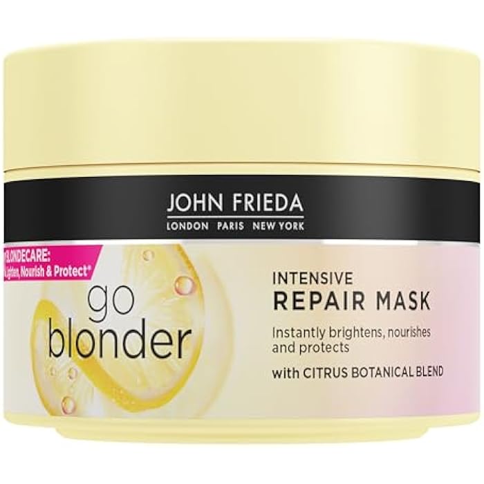John Frieda Go Blonder Intensive Repair Mask for Blonde and Highlighted Hair 250 ml - Image 1